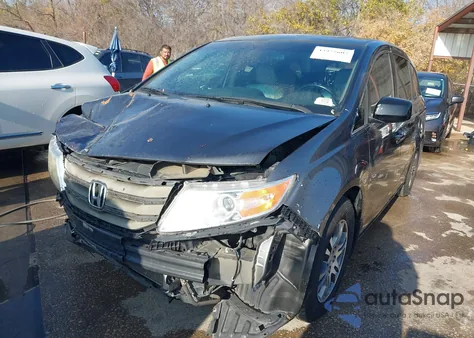 2012 Honda Odyssey Ex-L z USA, uszkodzony, nr VIN 5FNRL5H66CB003804